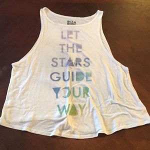 Billabong top with “let the stars guide you way”
